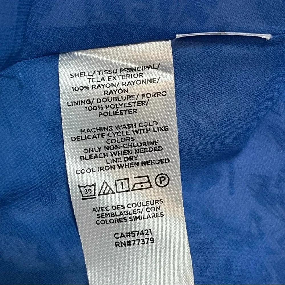 Ann Taylor Floral Wrap Flare Midi Dress Mixed Floral Print Sz 2 - Picture 12 of 13